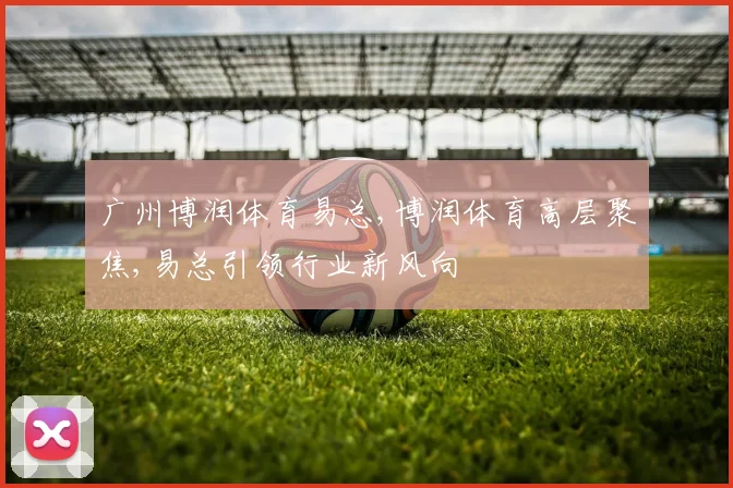 广州博润体育易总,博润体育高层聚焦,易总引领行业新风向